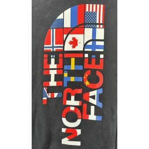 The North Face RU/14 Olympic National Flag Women's‎ Black Hoodie Sweatshirt Med